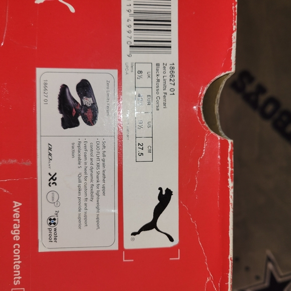 RARE PUMA FERRARI ZERO LIMITS GOLF SHOES SIZE 9.5 - Picture 7 of 9